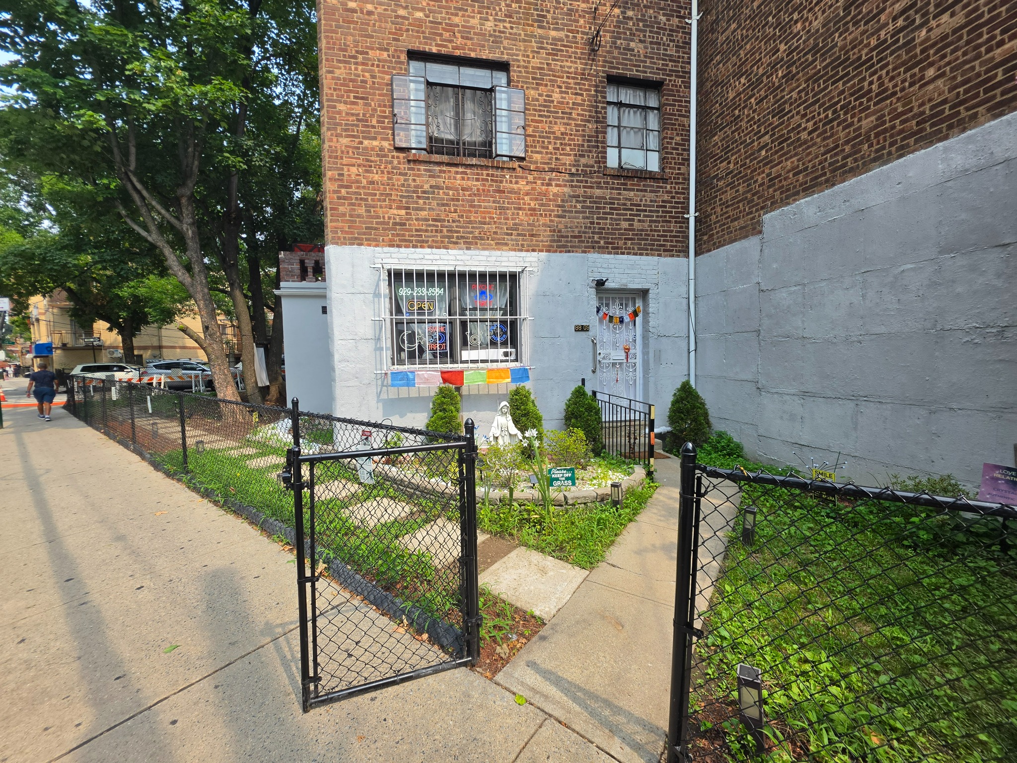 Exterior from sidewalk